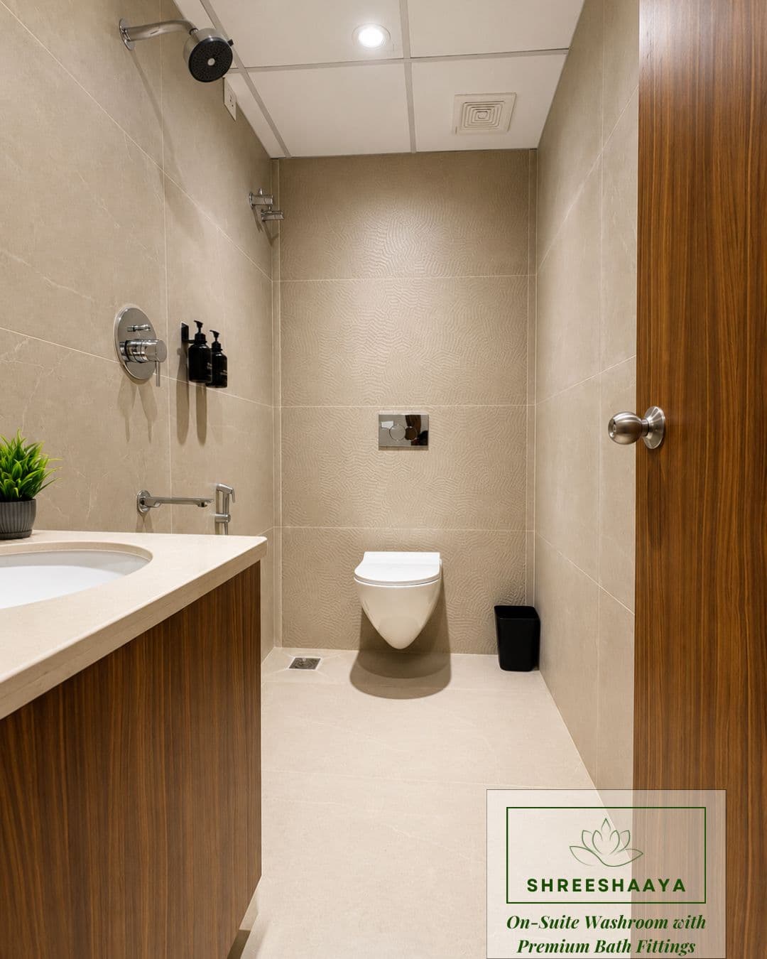 Ensuite washroom with premium fittings