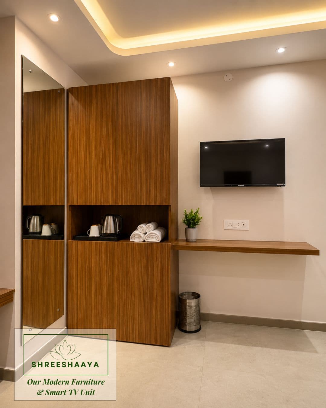 Modern furniture and smart TV unit